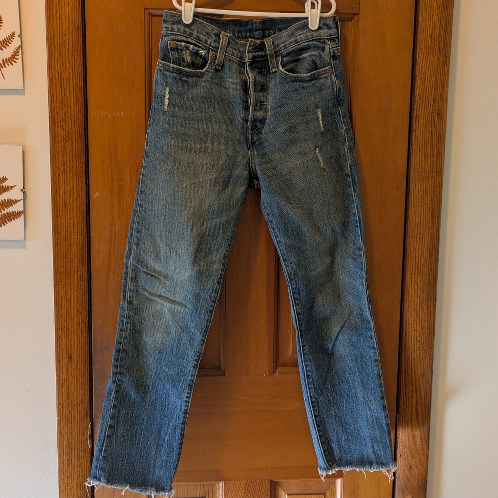 Levi's Wedgie Straight Ankle Woman's Jeans